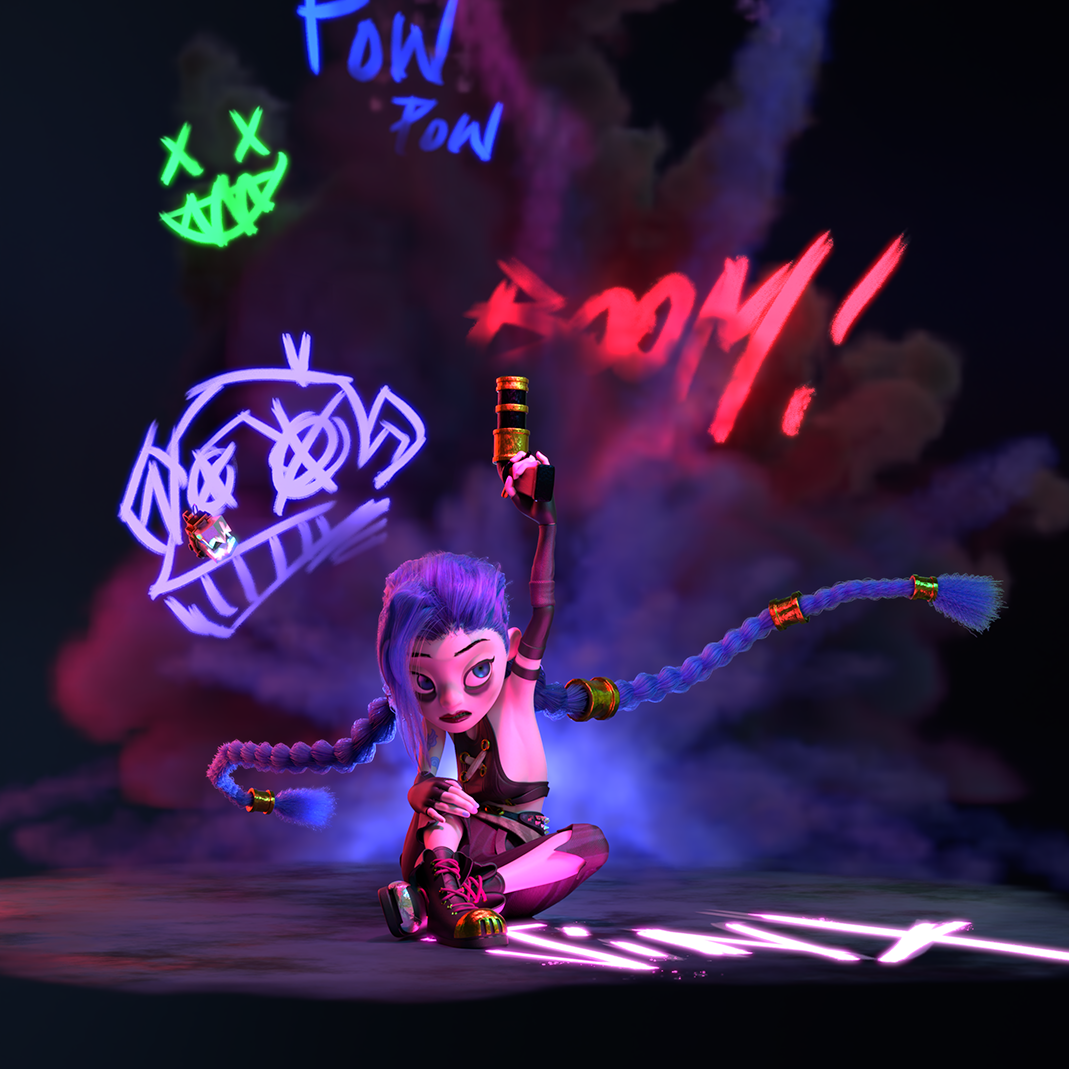 JINX Arcane: League of Legends – Fan Art